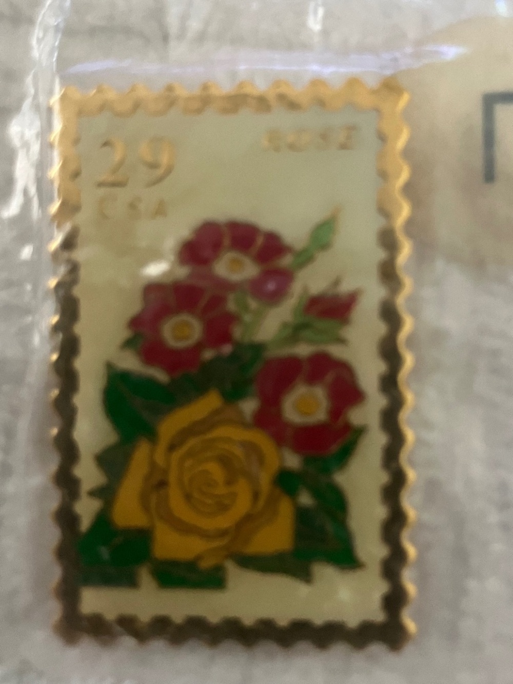 Vintage 1994 USPS Rose 29¢ Stamp Summer Garden Flowers Series New (Still Sealed)